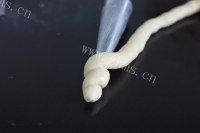 醇香美味螺管花生酱面包做法图解9)