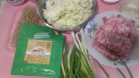 自制卷心菜酱肉包子做法图解5)