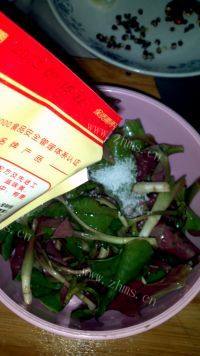 家常菜凉拌鱼腥草叶做法图解4)