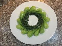 芳香四溢的香菇油菜做法图解4)