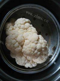 家常菜凉拌菜花做法图解1)