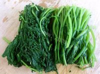 可口的麻将茼蒿做法图解7)