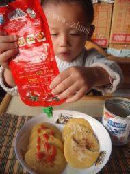 自己做的玉米松饼