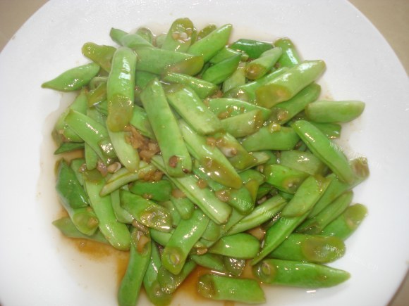 香喷喷的蒜蓉豆角