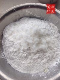 美味健康的土豆枣泥芝麻饼做法图解5)