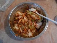 美味的简易版酸辣白菜做法图解7)