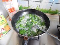 好吃的青菜豆腐年糕汤做法图解8)