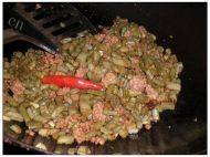 家常菜肉沫炒酸豆角