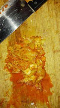 酸辣泡菜豆腐汤做法图解2)