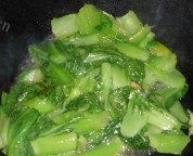 炒芥菜做法图解3)
