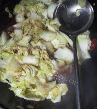 家常菜醋溜白菜片做法图解4)