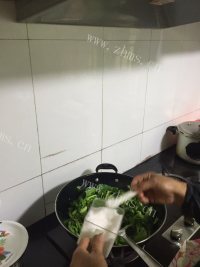 家常菜炒菜心做法图解4)