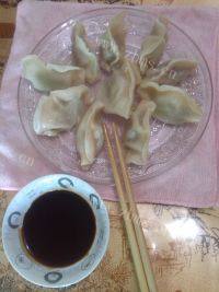 自己做的三鲜蒸饺