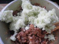 自己做的白菜馅饼做法图解4)