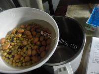 简易的花生红枣豆浆做法图解4)