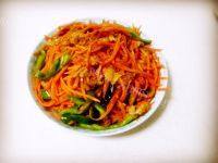 下饭的胡萝卜炒肉丝