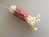 滑嫩的培根蒸金针菇做法图解5)