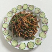家常菜青椒豆干做法图解10)