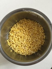 爱上蓝莓味绿豆糕做法图解7)