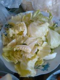 家常菜茄汁包菜做法图解1)