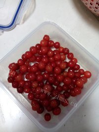 美味的冰冻樱桃做法图解2)