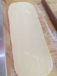 好吃的可可粉蝴蝶花卷做法图解4)