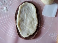 美味的麻薯可可软欧做法图解6)