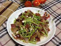 家常菜藜蒿炒腊肉