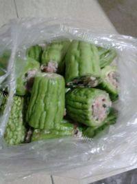 养生的酿苦瓜做法图解1)