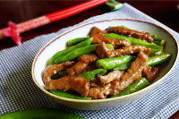 美味的杭椒牛柳