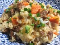 美味佳肴羊肉焖米饭做法图解10)