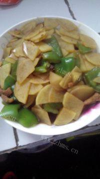 家常青椒土豆片