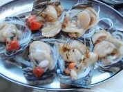 家常菜蒜茸粉丝蒸带子做法图解3)