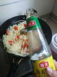 家常菜清炒土豆丝做法图解6)