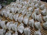 美味的韭菜木耳鸡蛋水饺做法图解9)