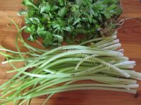 芹菜炒肉片做法图解2)