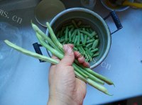 家常菜豆角炒肉做法图解1)