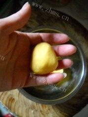 自己做的奶香红薯窝窝头做法图解8)