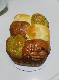 自制三色吐司做法图解14)