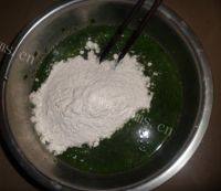 #好味道#菠菜鸡蛋饼做法图解4)