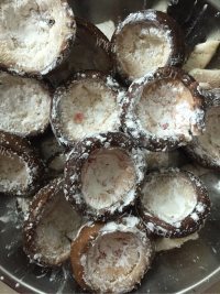 美味的酿香菇做法图解3)