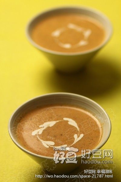 美味的番茄奶油浓汤