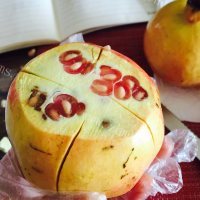 醉人朗姆酒泡石榴做法图解1)
