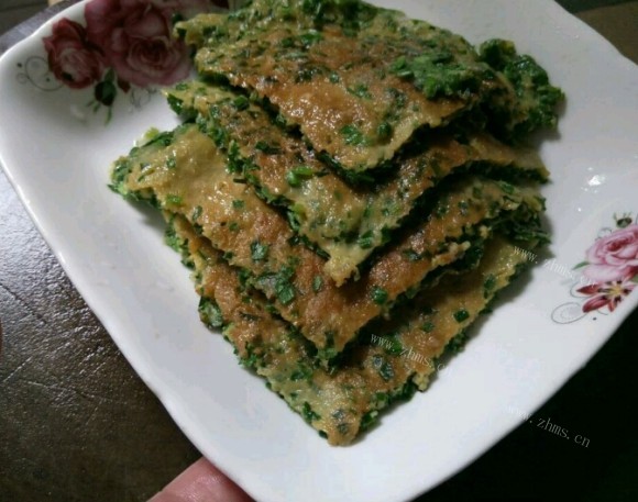 色香味俱全的韭菜鸡蛋饼