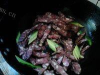 家常菜黄瓜炒腊肠