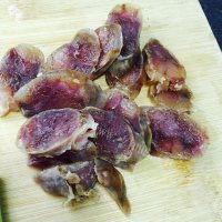 美味的糖醋香肠蒜苗做法图解3)