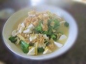 口感饱满的上汤芥菜