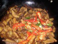 美味的香菇炒肉片做法图解6)