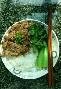 美味的牛肉饭做法图解8)