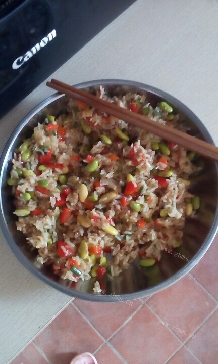 可口的生炒糯米饭